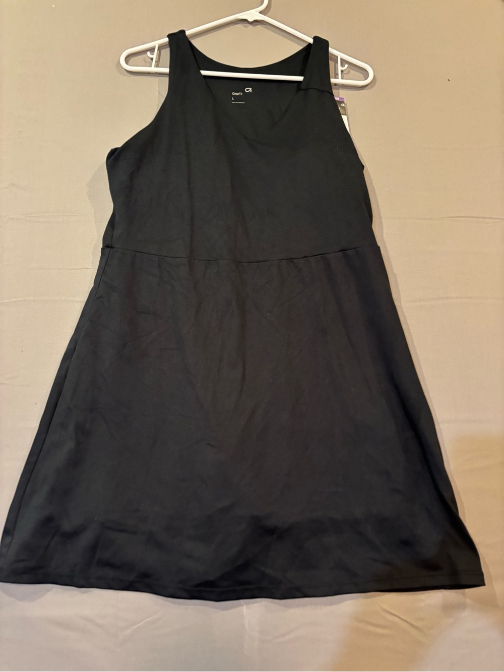 NWT Women’s Black Active Tank Dress Shorts Underneath